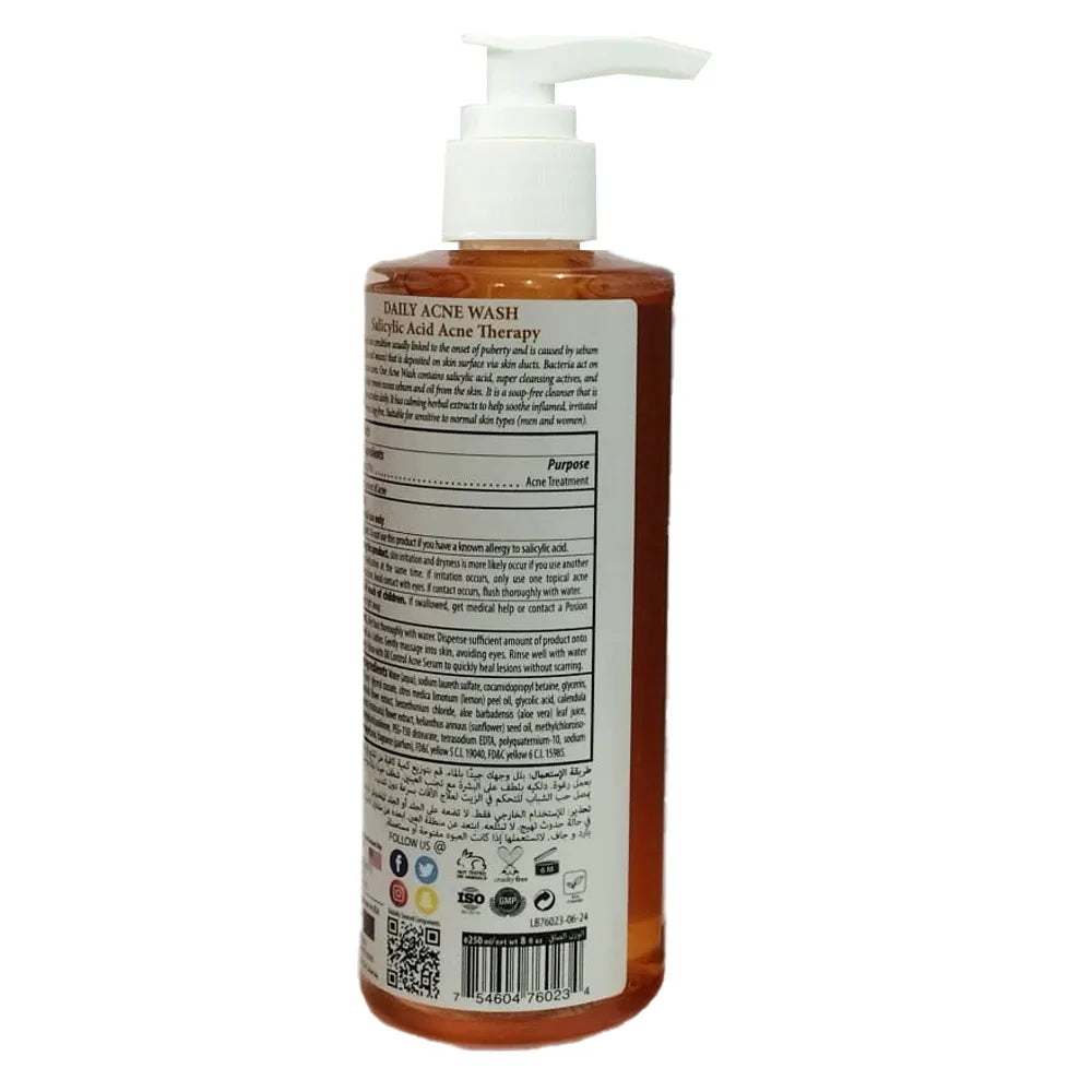 Hollywood Style Daily PH 5.6 Acne Wash - 250ml - Buy Online in Pakistan at Cosmia.pk