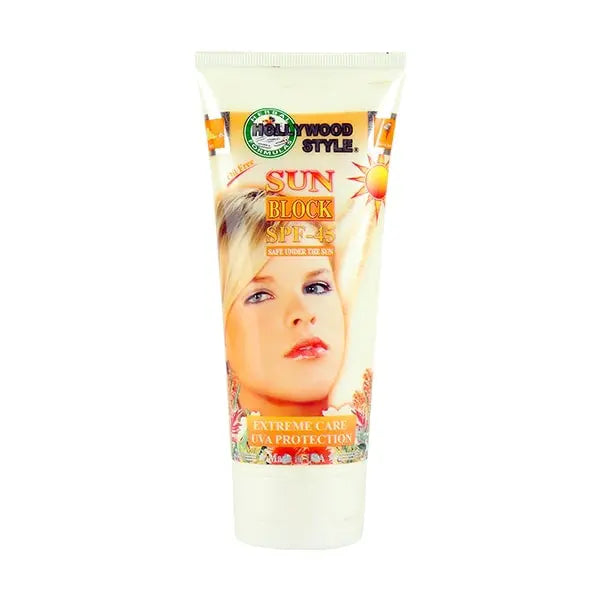 Hollywood Style SPF 45 Oil Free Sun Block - 150ml - Buy Online in Pakistan at Cosmia.pk