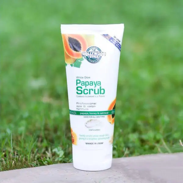 Hollywood Style White Glow Papaya Scrub – 150ml - Buy Online in Pakistan at Cosmia.pk