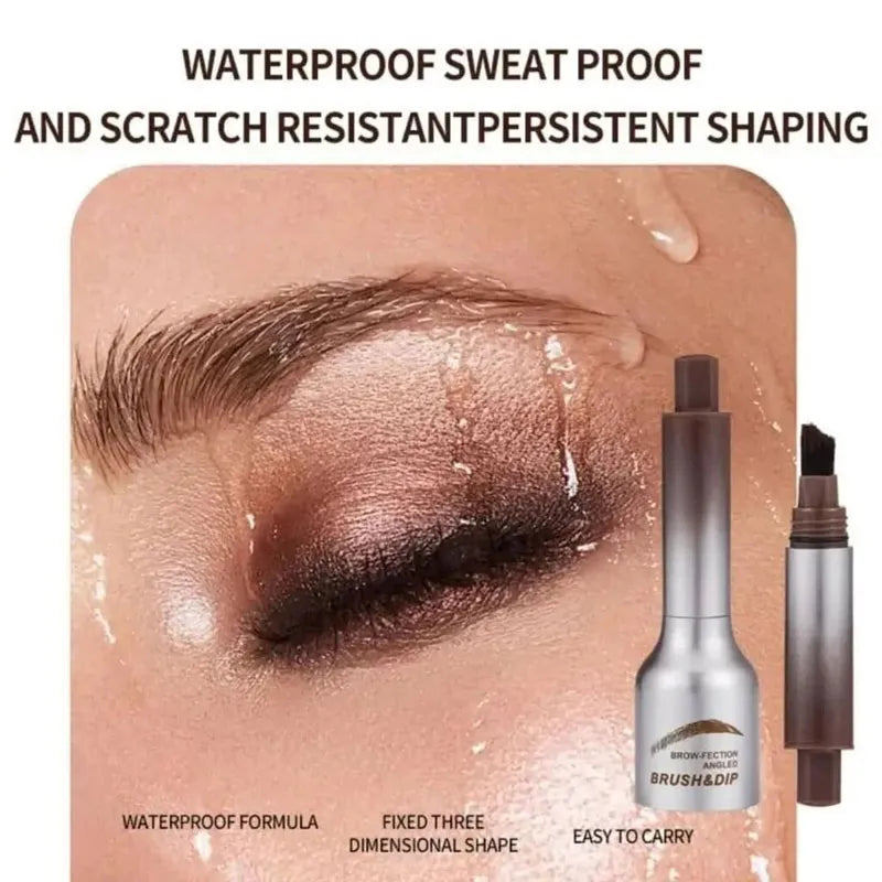 Huda moji Brow fection Angled Brush and Dip Liquid Eyebrow Gel Pen - Buy Online in Pakistan at Cosmia.pk