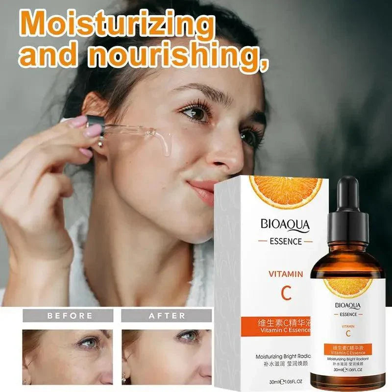 Bioaqua Vitamin C Anti-Aging Brightening Facial Serum - 30ml - Buy Online in Pakistan at Cosmia.pk