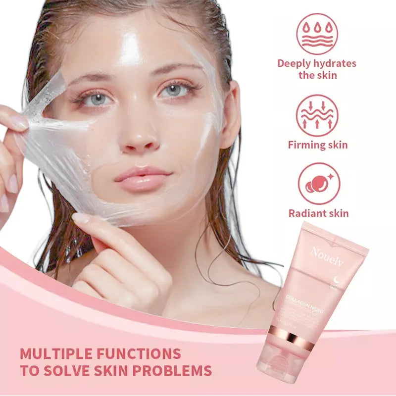Nouelv Hydrolyzed Collagen Night Peel-Off Mask-75ml - Buy Online in Pakistan at Cosmia.pk