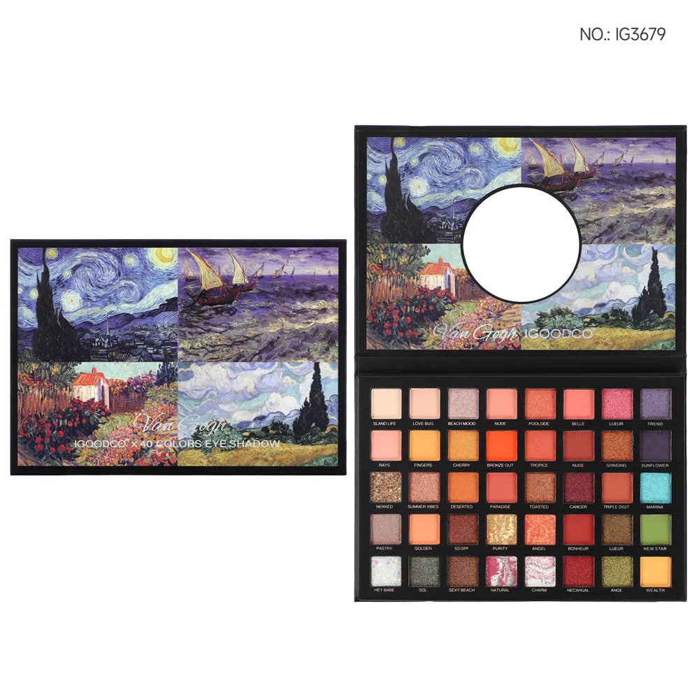 IGOODCO 40 Color Eyeshadow Palette (Matte + Shimmer) - Buy Online in Pakistan at Cosmia.pk