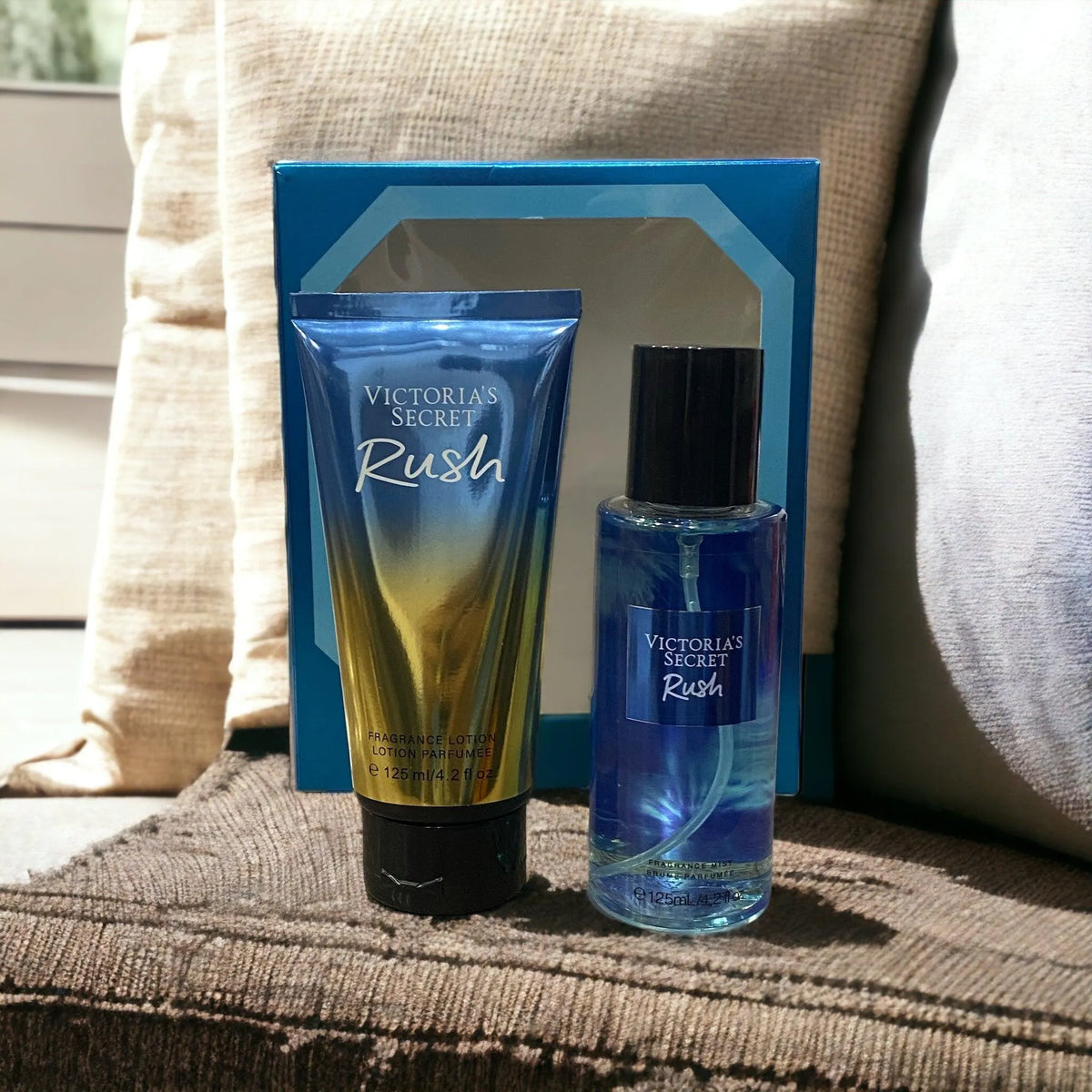 Victoria Secret Rush Body Lotion & Mist Set (125ml Each) - Buy Online in Pakistan at Cosmia.pk