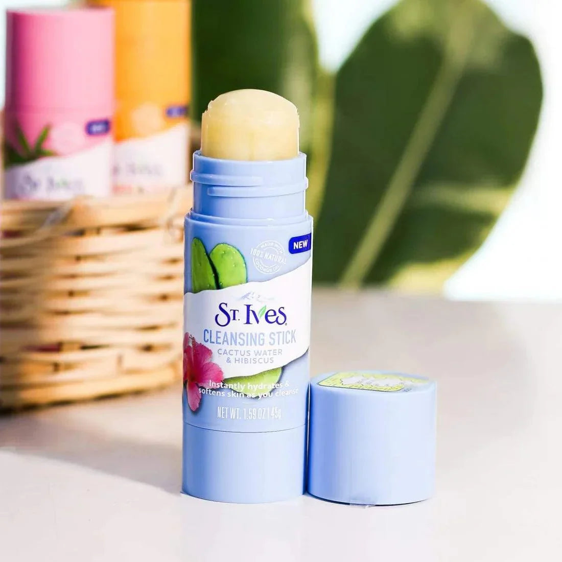 Stives Cleansing Stick Cactus Water & Hibiscus 45g - Buy Online in Pakistan at Cosmia.pk