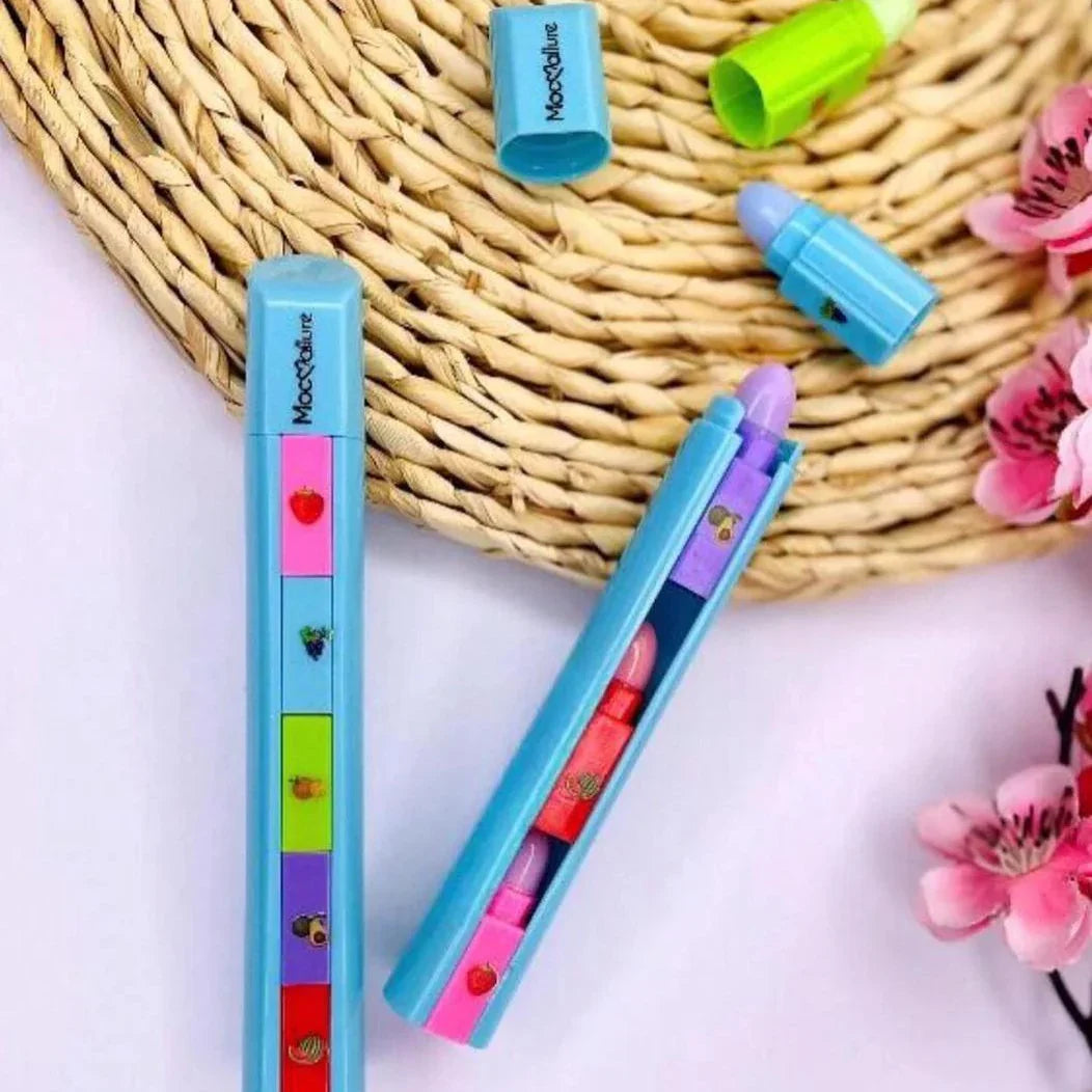 5 in 1 Mocallure Lip Balm Fruit Flavor - Buy Online in Pakistan at Cosmia.pk
