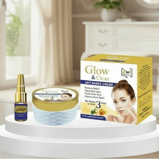 Glow & Clean 2-in-1 Anti Marks Cream – Repair & Brighten Skin - Buy Online in Pakistan at Cosmia.pk