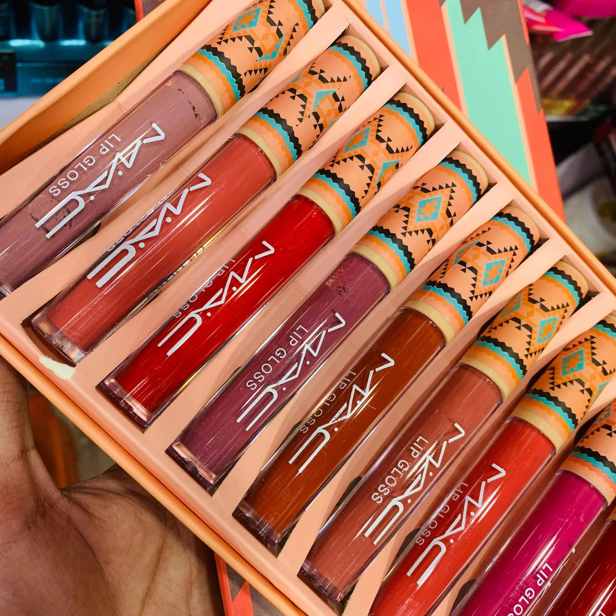 12 Pcs Mac Lipgloss Set - Buy Online in Pakistan at Cosmia.pk