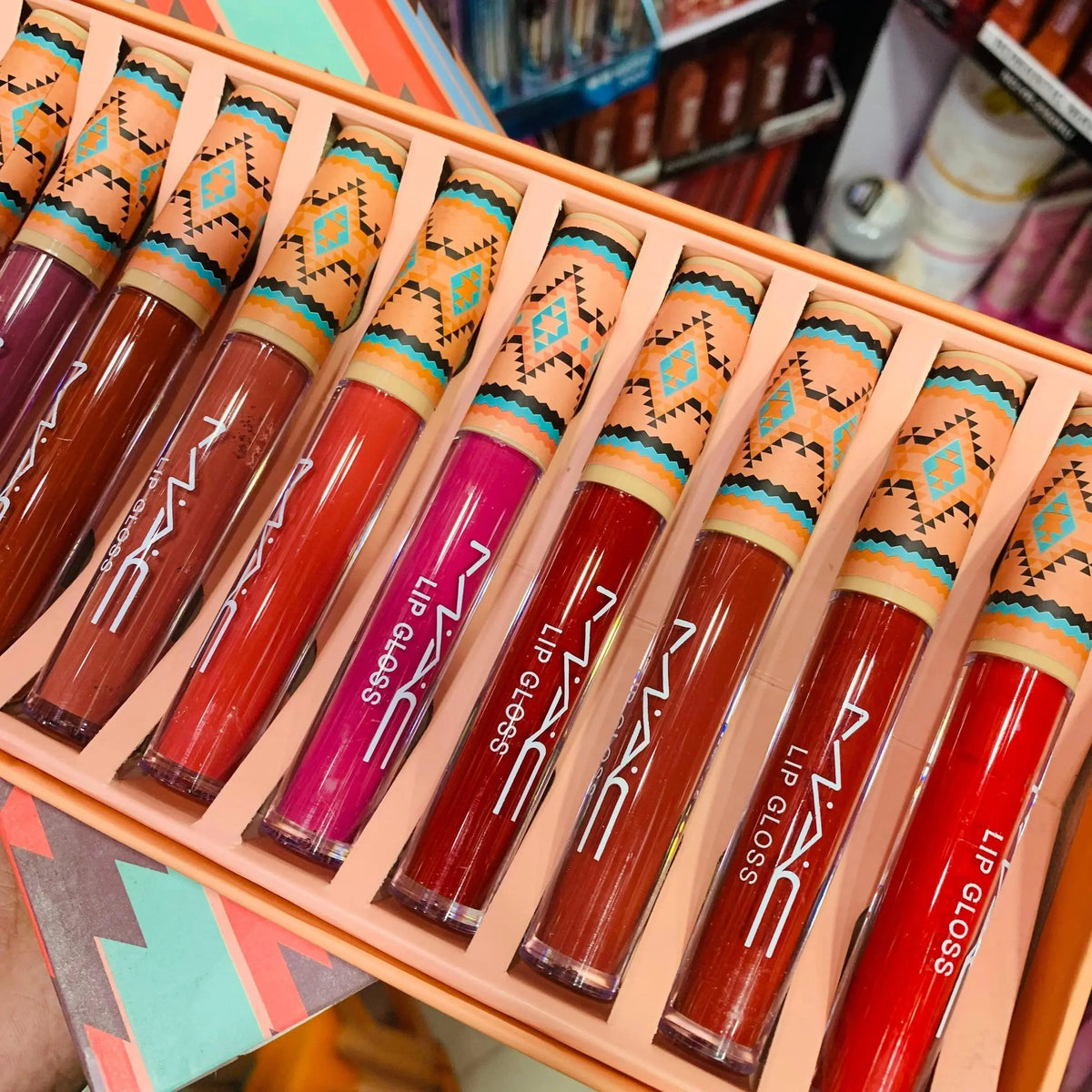 12 Pcs Mac Lipgloss Set - Buy Online in Pakistan at Cosmia.pk