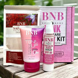 BNB Pink Glow Kit ( Toneup Facewash - 120ml + Saffron Mask - 120gm + Pink Glow Sunscreen Spf 60 - 50gm) - Buy Online in Pakistan at Cosmia.pk