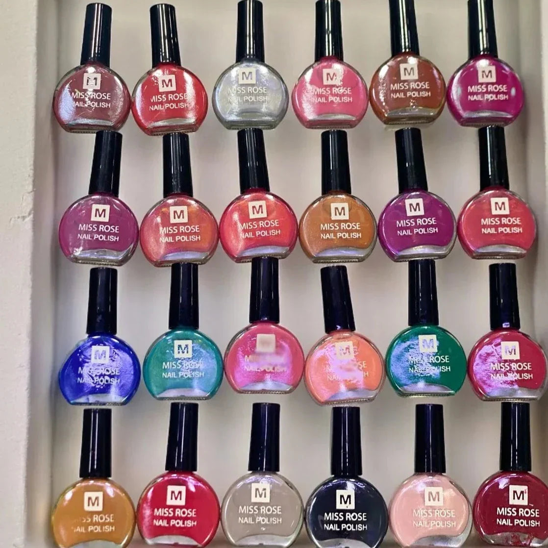 Miss Rose Nail Paint Pack of - 24Pcs Permanent - Buy Online in Pakistan at Cosmia.pk