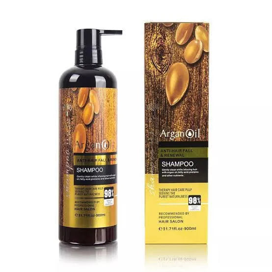 Argan Oil Anti Hair Fall And Renewal Shampoo - 900ml - Buy Online in Pakistan at Cosmia.pk