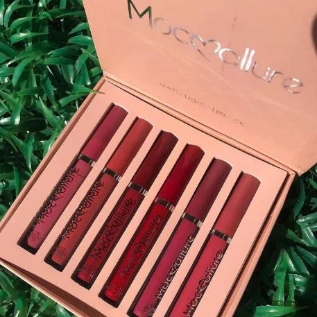 Mocallure Matte Liquid Lipgloss 6Pcs Pack - Buy Online in Pakistan at Cosmia.pk