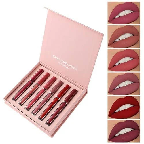 Mocallure Matte Liquid Lipgloss 6Pcs Pack - Buy Online in Pakistan at Cosmia.pk