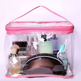 Transparent Waterproof Square Cosmetics Organizer - Buy Online in Pakistan at Cosmia.pk