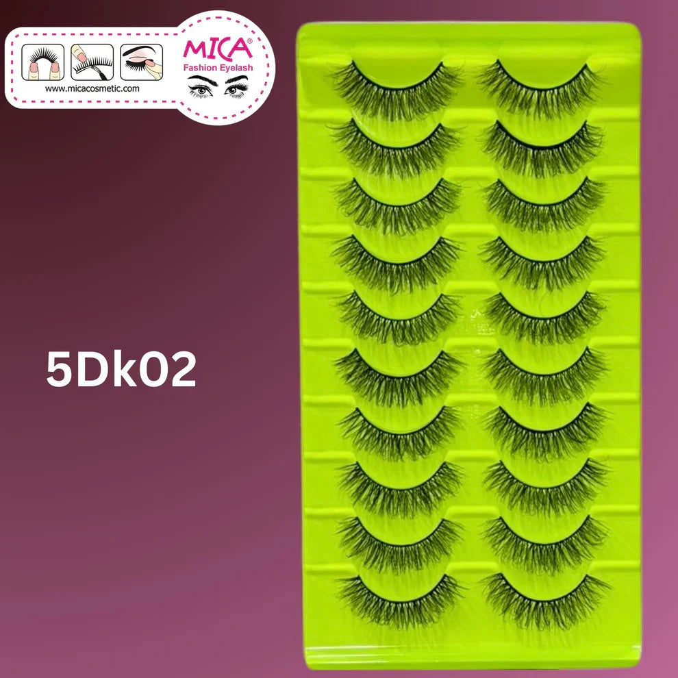 10 Pairs Mink Eyelashes 5Dk02 - Buy Online in Pakistan at Cosmia.pk