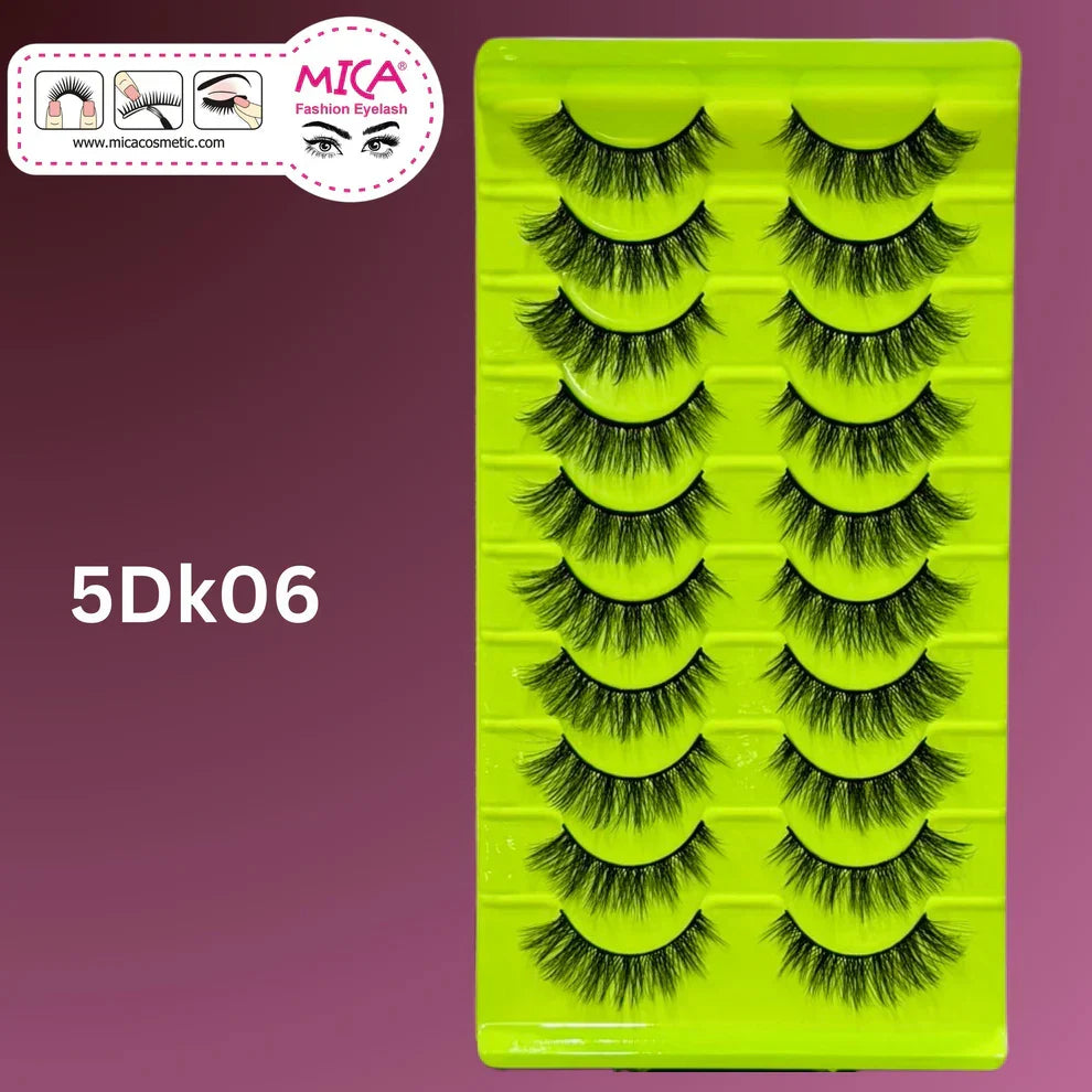 10 pairs mink eyelashes 5Dk06 - Buy Online in Pakistan at Cosmia.pk