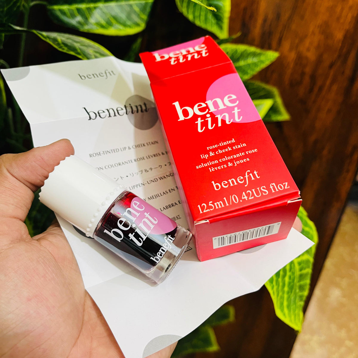 Benefits Bene Tint: Rose-Tinted Lip and Cheek Stain - 12.5ml - Buy Online in Pakistan at Cosmia.pk