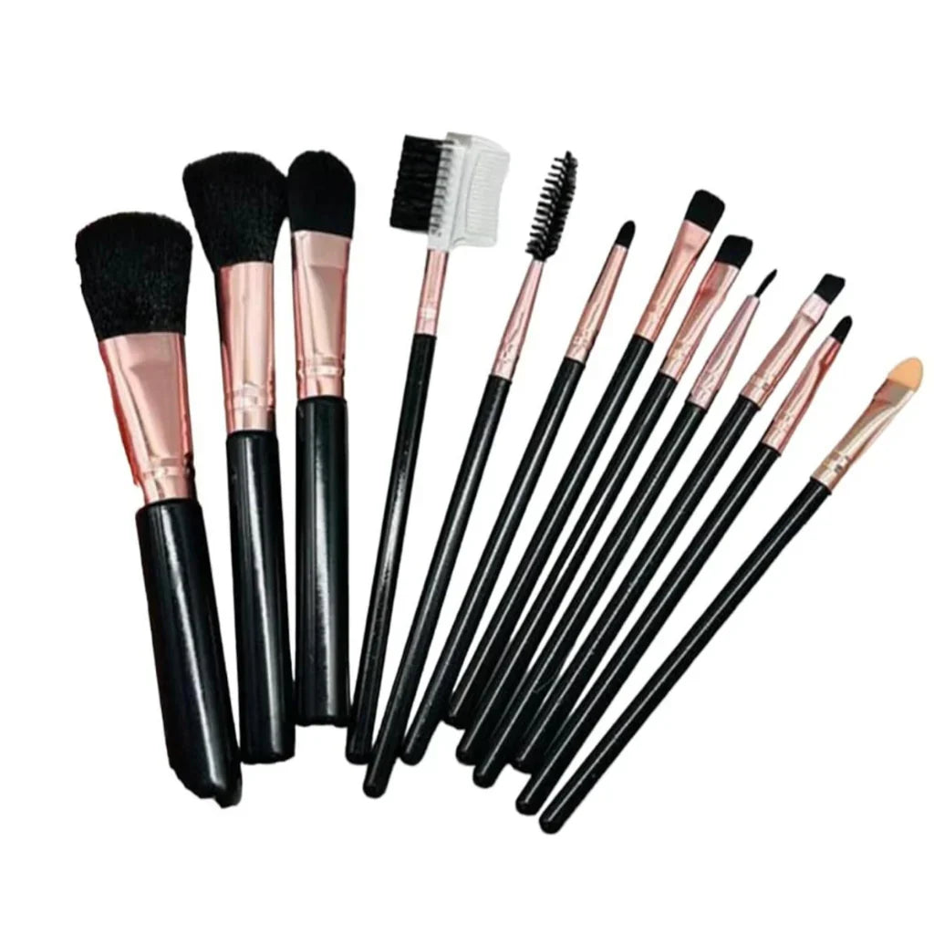 Kiss Lovely Professional Makeup Brush -12 Pcs Set - Buy Online in Pakistan at Cosmia.pk