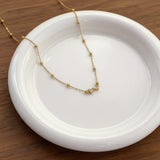 Stainless Steel Bow Zircon Necklace - Buy Online in Pakistan at Cosmia.pk