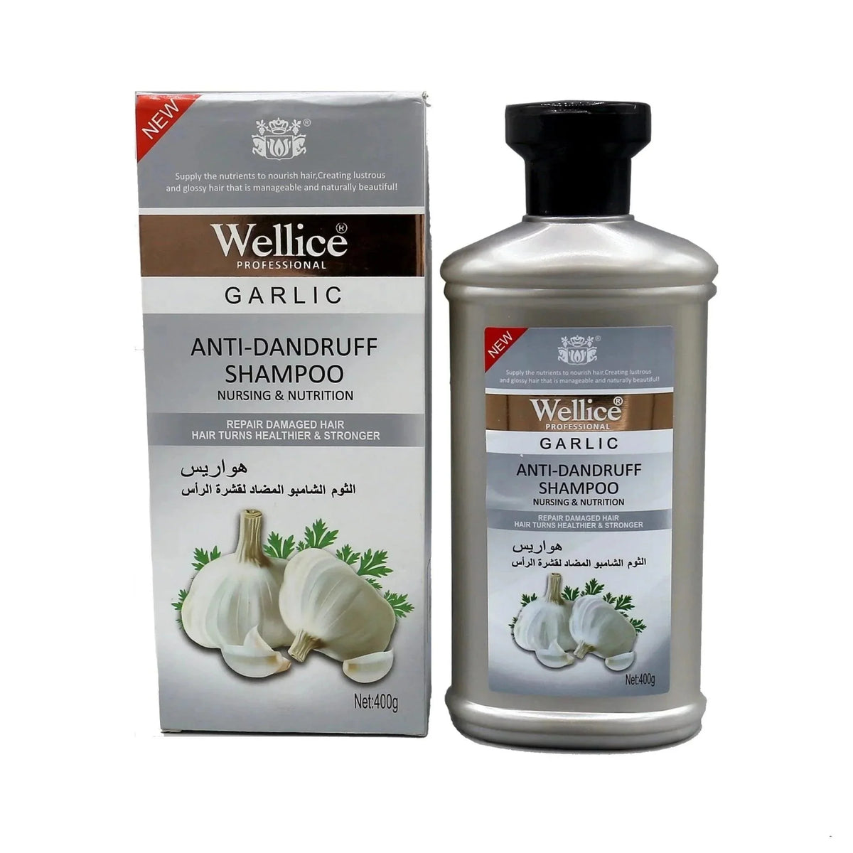 Wellice Garlic Anti-Dandruff Shampoo - Buy Online in Pakistan at Cosmia.pk
