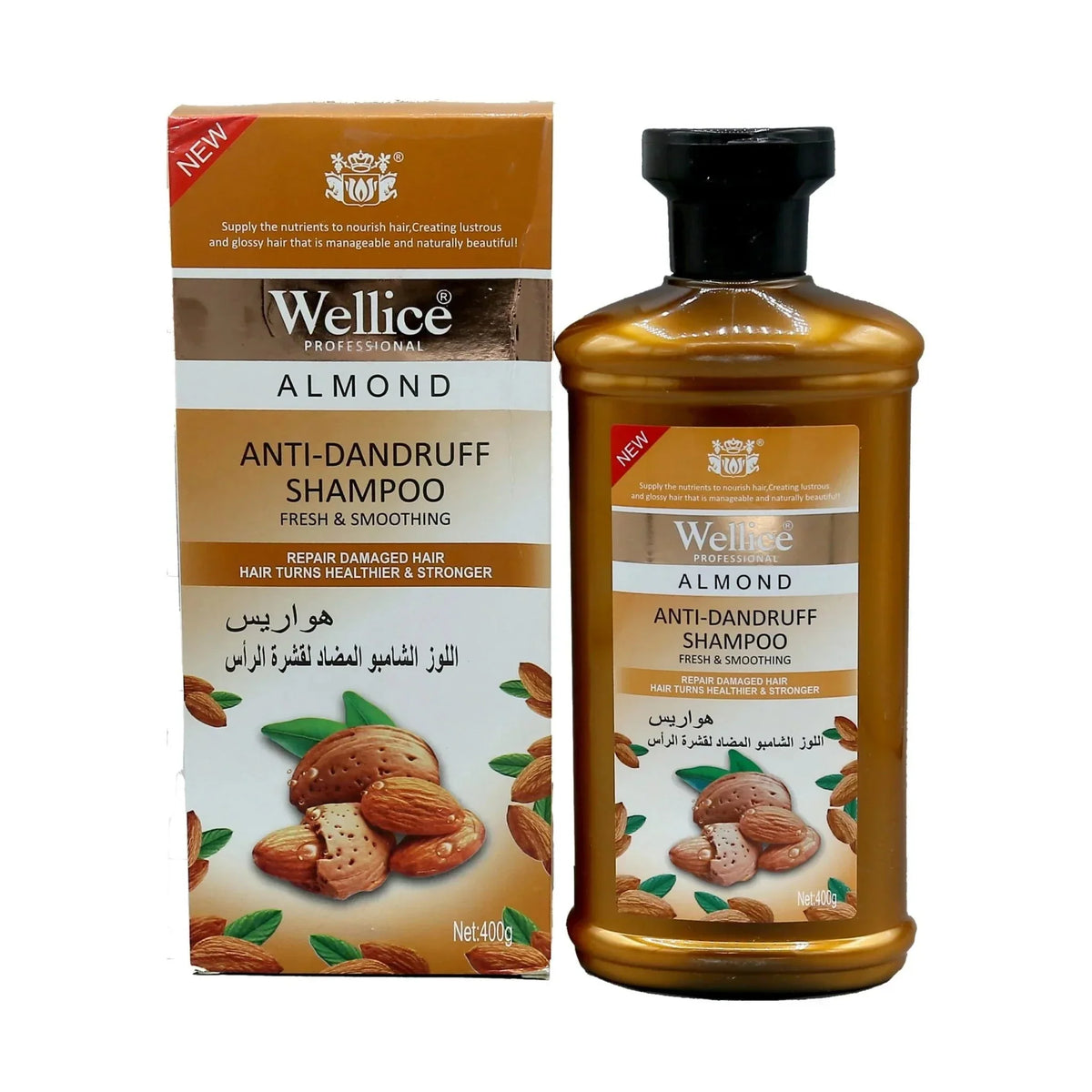 Wellice Almond AntiDandruf Shampoo - Buy Online in Pakistan at Cosmia.pk