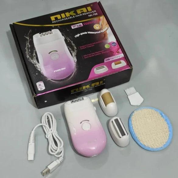 NIKAI 3 In1 Women Epilator Electric Female Hair Removal Lady Shaver - Buy Online in Pakistan at Cosmia.pk
