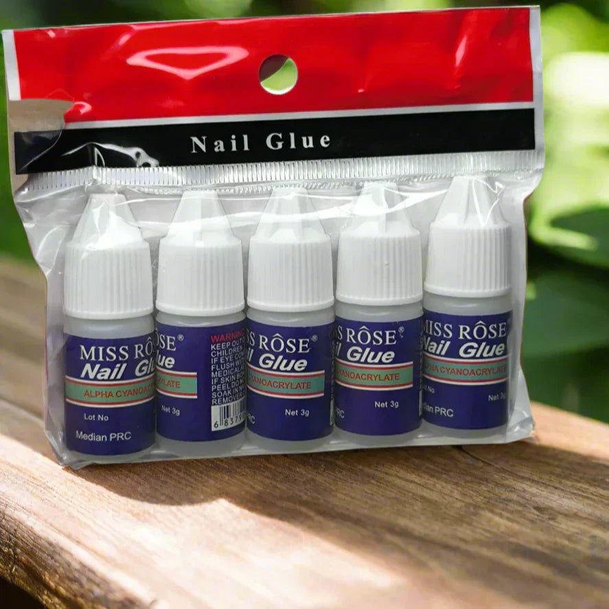 Miss Rose Nail Glue - 5pcs - Buy Online in Pakistan at Cosmia.pk