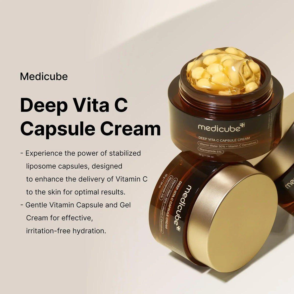 Medicube Deep Vita C Capsule Cream – 55g - Buy Online in Pakistan at Cosmia.pk