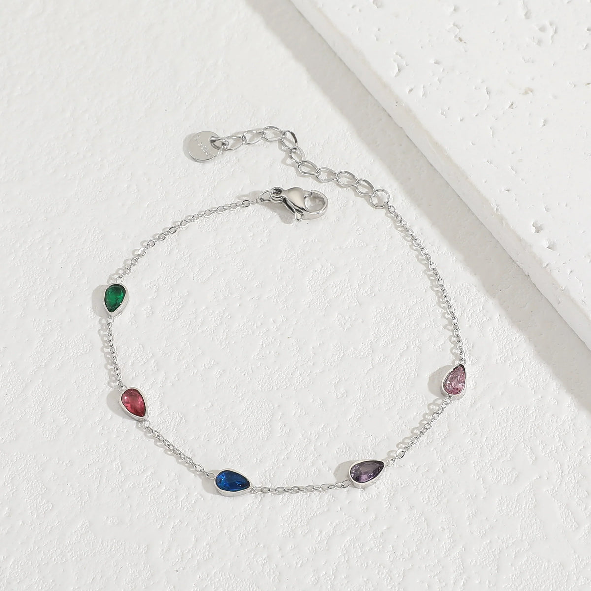 Silver Multi stone Bracelet - Buy Online in Pakistan at Cosmia.pk