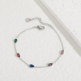 Silver Multi stone Bracelet - Buy Online in Pakistan at Cosmia.pk