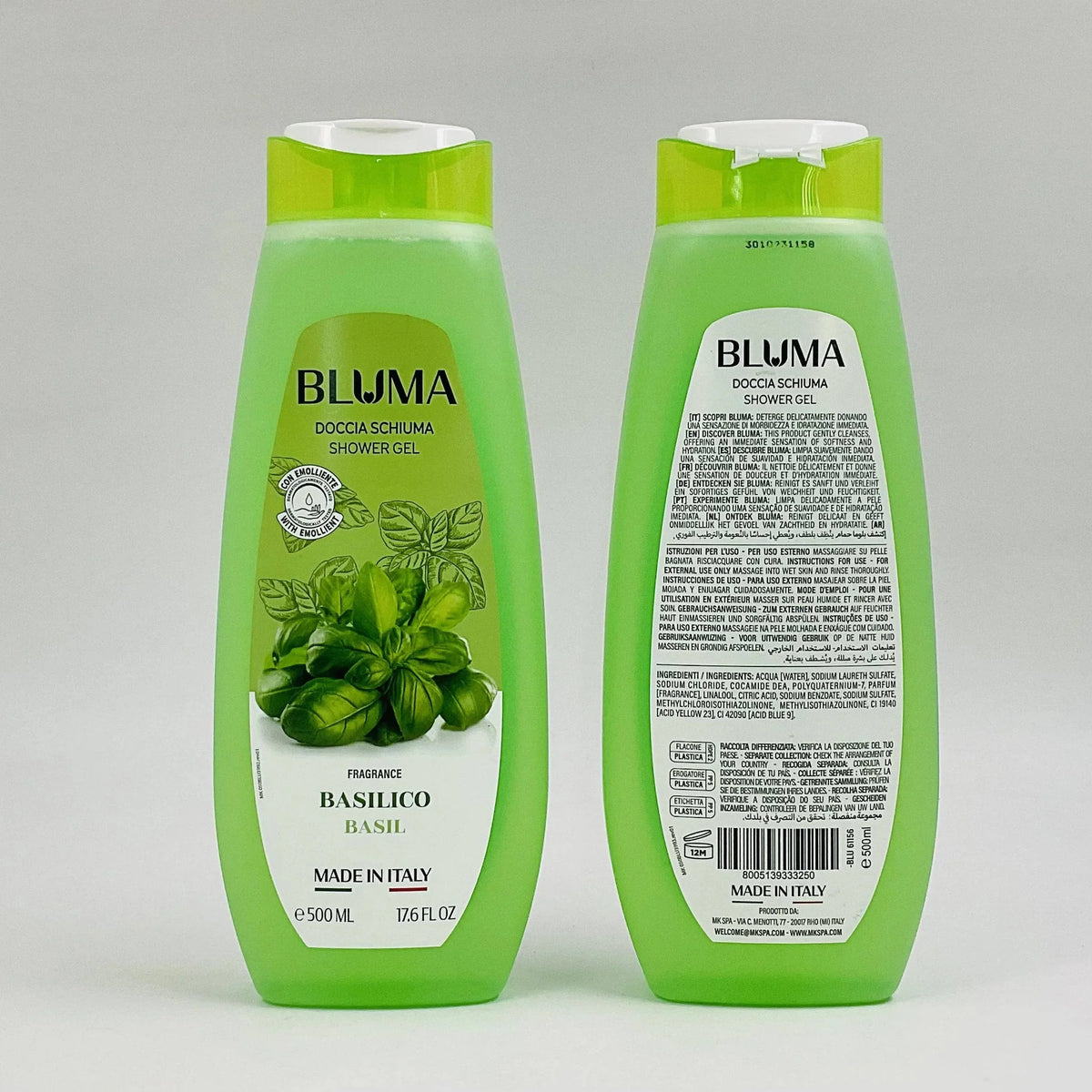 Bluma Basil Basilico Scent Shower Gel - 500ml - Buy Online in Pakistan at Cosmia.pk