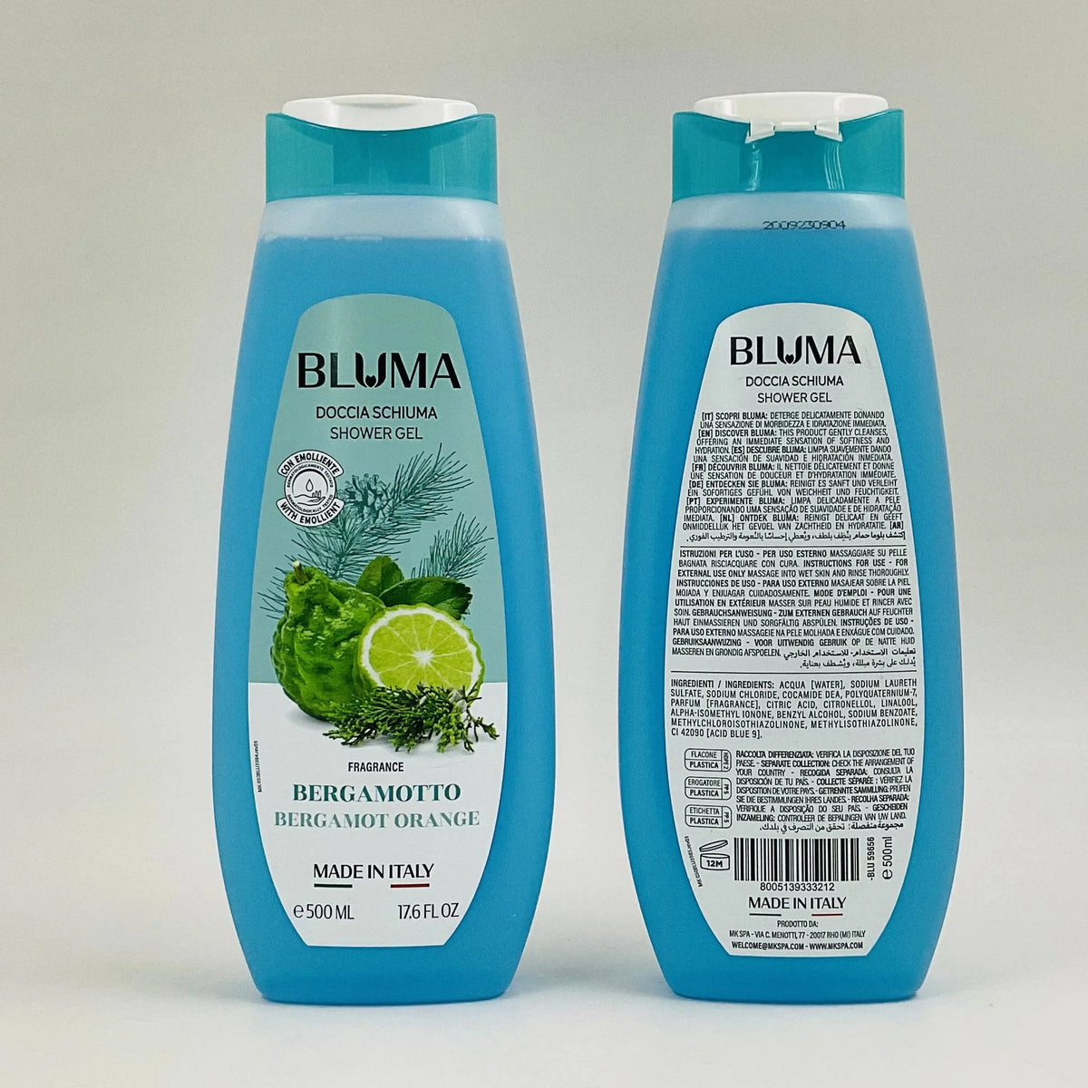 Bluma Bergamot and Bergamot Orange Shower Gel - 500ml - Buy Online in Pakistan at Cosmia.pk