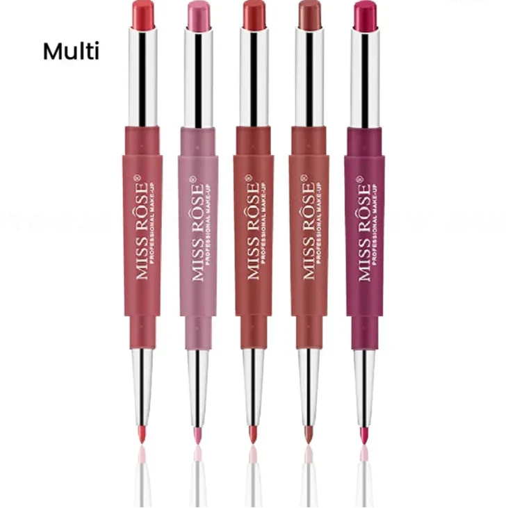 Miss Rose High Pigment  2-in-1 Lip Liner Lipstick - Multi Shades - Buy Online in Pakistan at Cosmia.pk