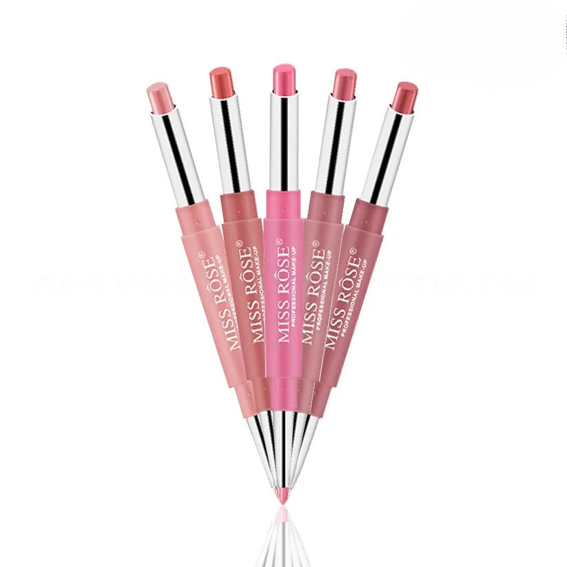 Miss Rose High Pigment 2 In 1 Lip Liner Lipstick - Pink Shades - Buy Online in Pakistan at Cosmia.pk