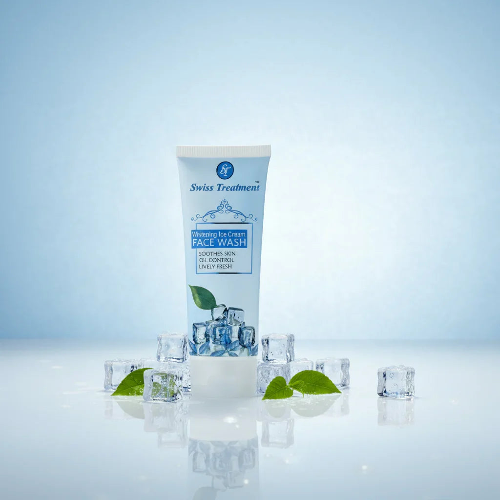 Swiss Treatment Ice Cream Facewash - 100ml - Buy Online in Pakistan at Cosmia.pk