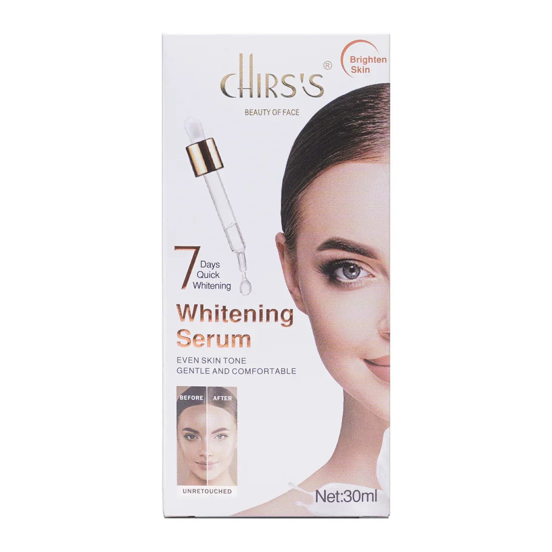 Chirs's Whitening Serum - Brighten Skin & Even Skin Tone -30ml - Buy Online in Pakistan at Cosmia.pk