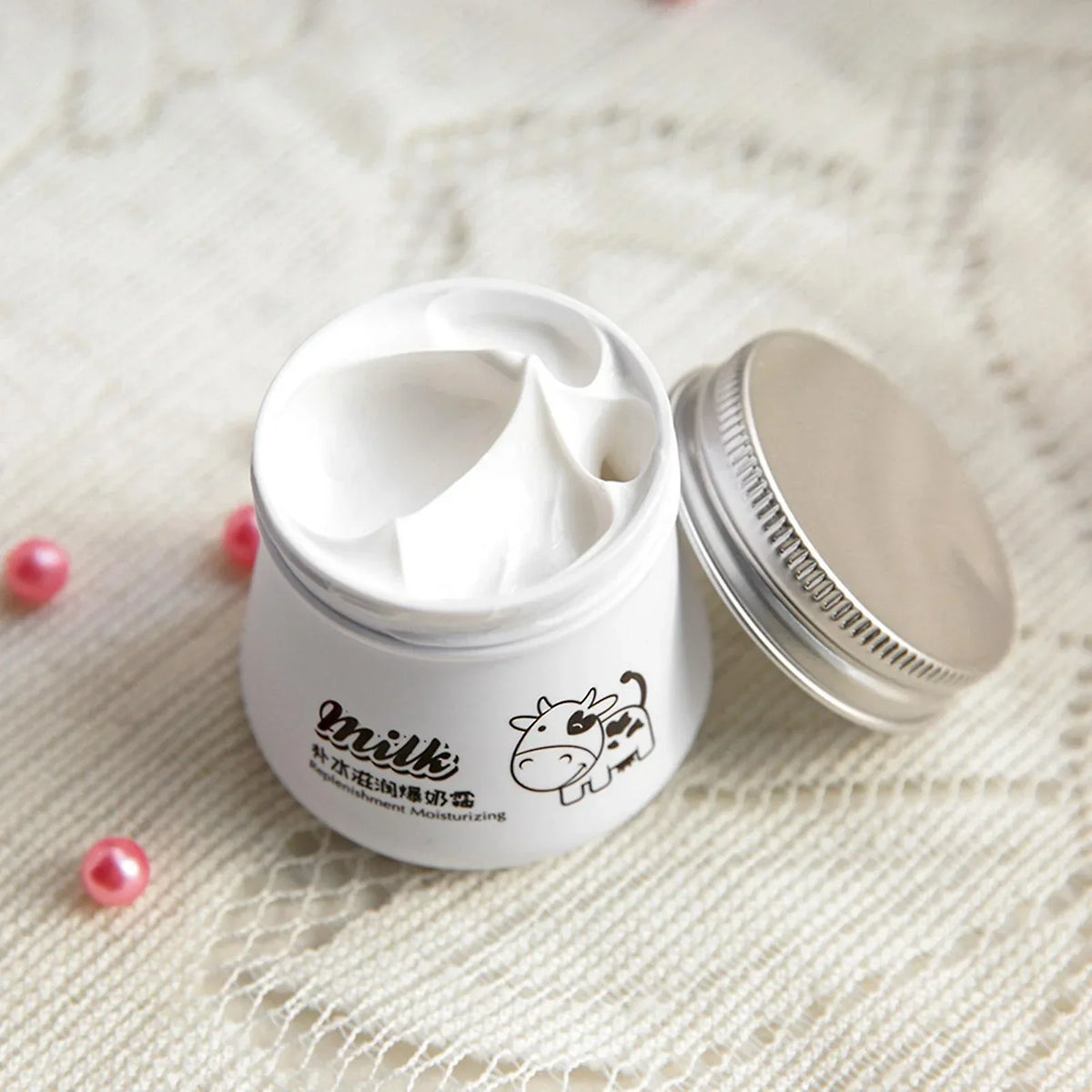 Images Milk Hydrating Moisturizing Cream Face Balancing Moisturizer Nourishing Cream 80g - Buy Online in Pakistan at Cosmia.pk