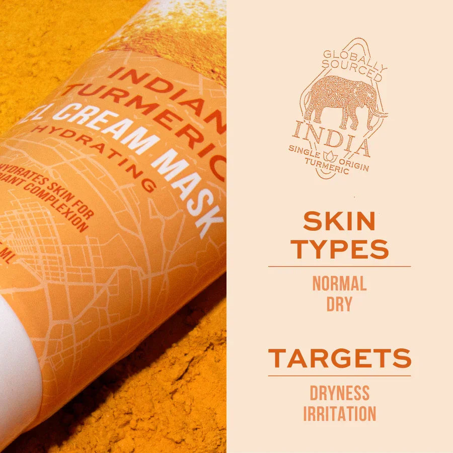 Freeman Exotic Blends Hydrating Indian Turmeric Gel Cream Mask 75ml - Buy Online in Pakistan at Cosmia.pk