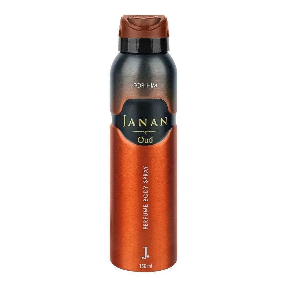 J. Junaid Jamshed Janan Oud Perfume Body Spray For Men - 150ml - Buy Online in Pakistan at Cosmia.pk