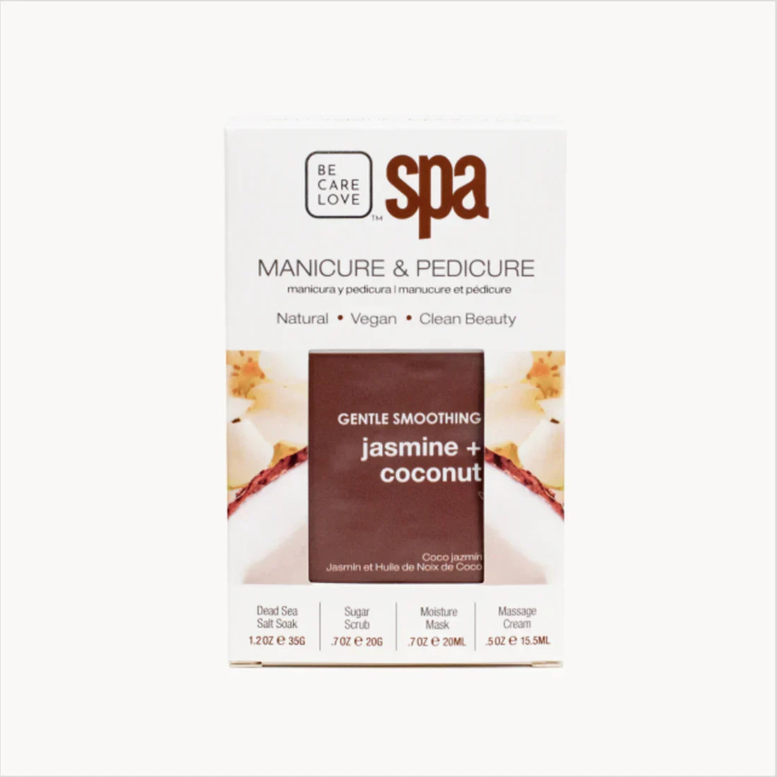 Be Care Love Jasmine and Coconut Smoothing Spa 4 Pcs Set - Buy Online in Pakistan at Cosmia.pk