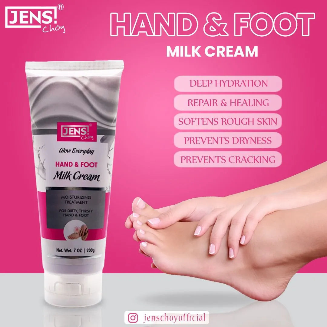 Jens Choy Hand And Foot Milk Cream 200g - Buy Online in Pakistan at Cosmia.pk