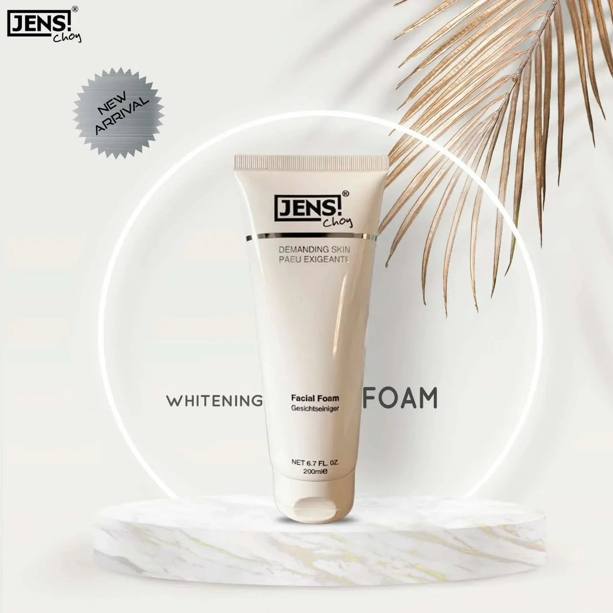 Jens Choy White Facial Foam 200ml - Buy Online in Pakistan at Cosmia.pk