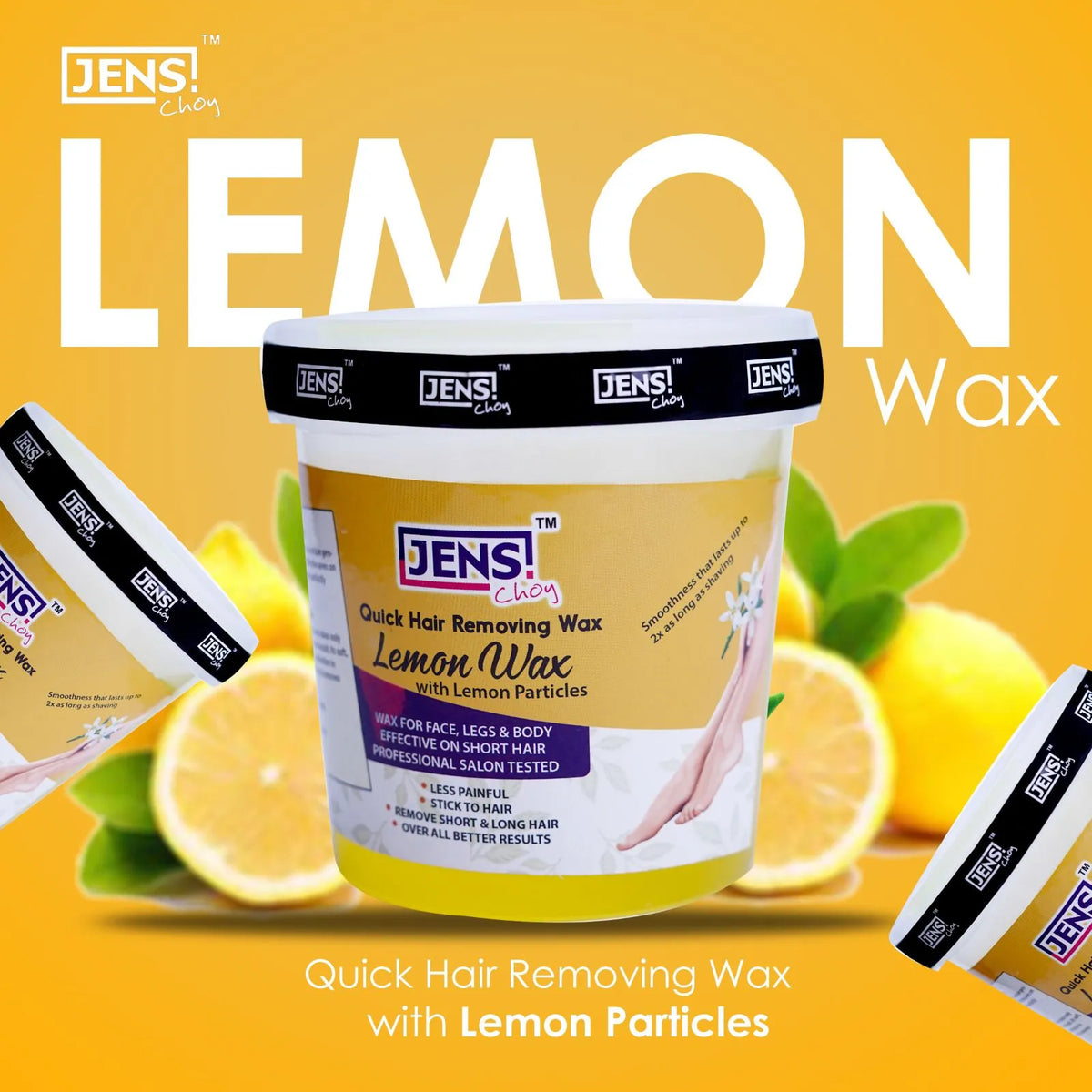Jens Choy hair removing wax flavor lemon - 1000gm - Buy Online in Pakistan at Cosmia.pk