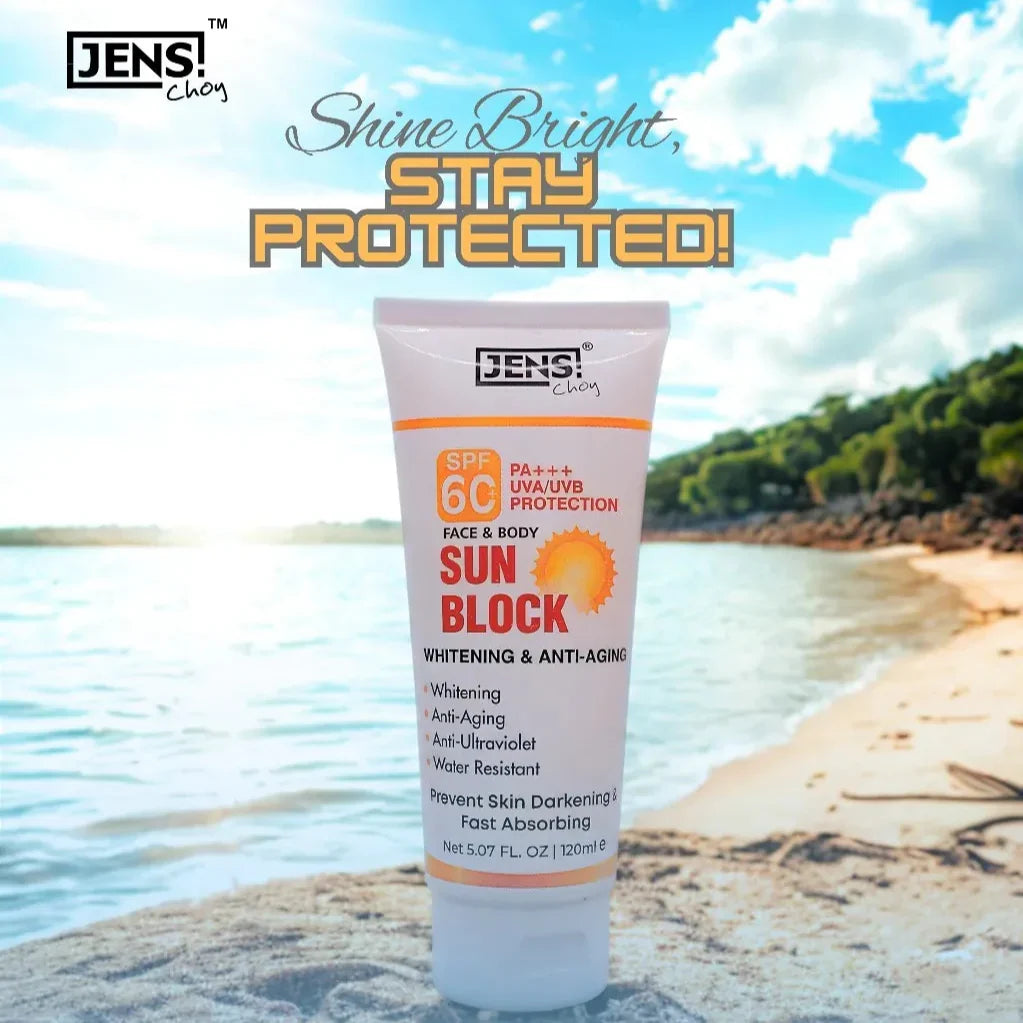 Jens choy Sun block SPF60 - 120ml - Buy Online in Pakistan at Cosmia.pk