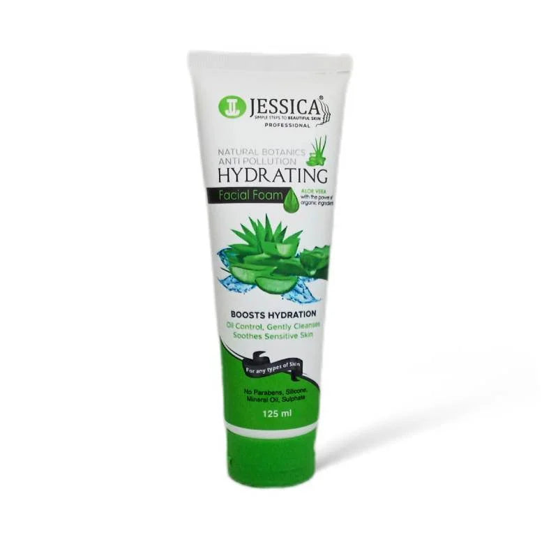 Jessica Natural Botanics Anti Pollution Hydrating Facial Foam Face Wash – 125ml - Buy Online in Pakistan at Cosmia.pk
