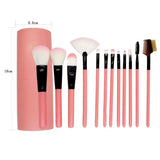 12 Pcs Brush Set with Box - Buy Online in Pakistan at Cosmia.pk