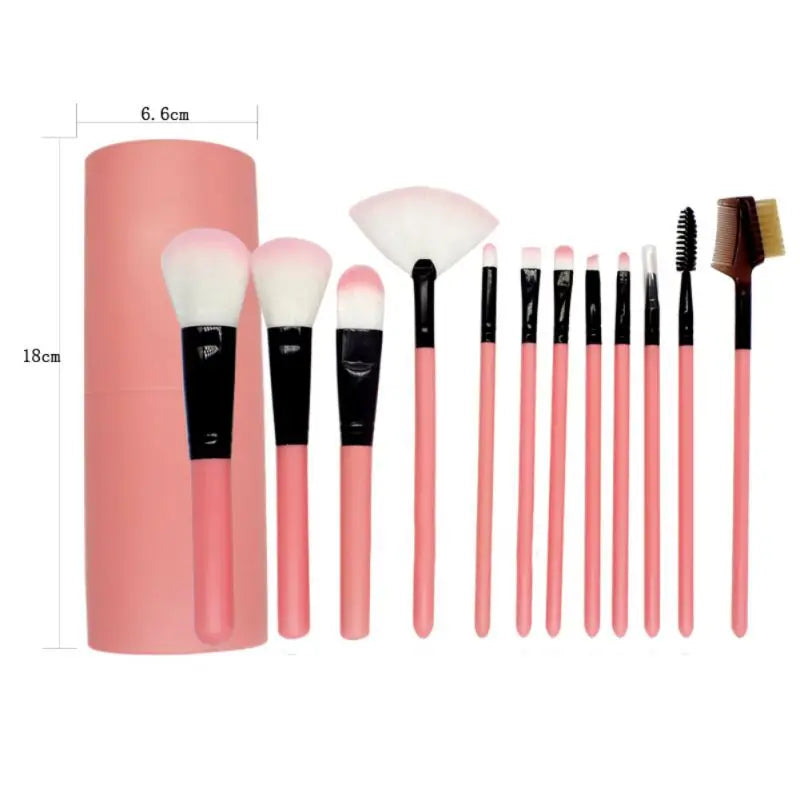 12 Pcs Brush Set with Box - Buy Online in Pakistan at Cosmia.pk