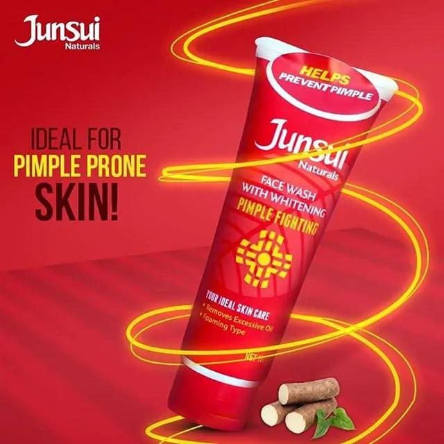 Junsui Face Wash with Whitening Pimple Fighting - Buy Online in Pakistan at Cosmia.pk