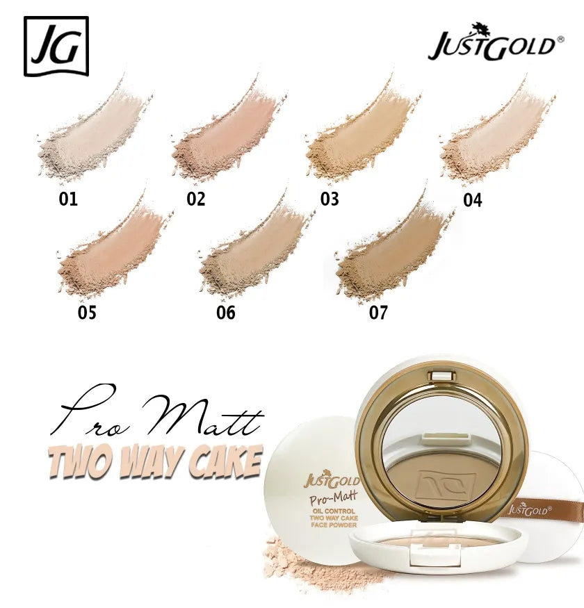 Just Gold Pro Matt Compact Powder - Buy Online in Pakistan at Cosmia.pk